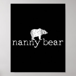 Cadeau voor Nanny Oma Moederdag Poster