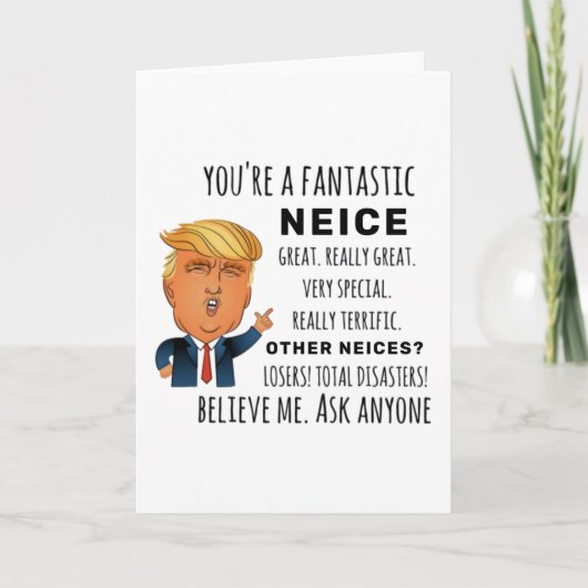 Cadeau voor nichtje kaart (Voorkant)