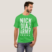 Cadeau voor Nick Diaz Army T-shirt (Voorkant volledig)