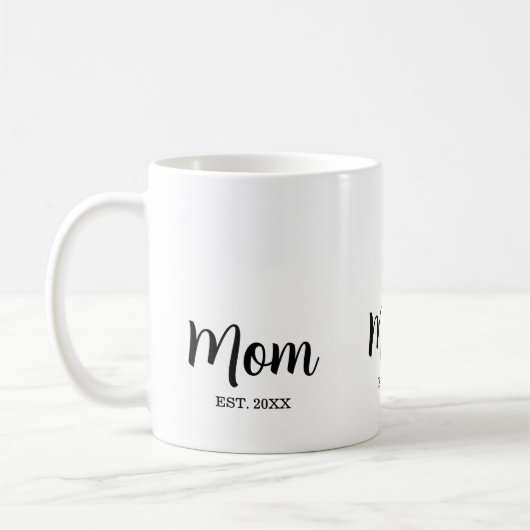 Cadeau voor nieuwe moeder koffiemok (Links)