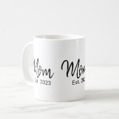 Cadeau voor nieuwe moeder koffiemok (Voorkant links)