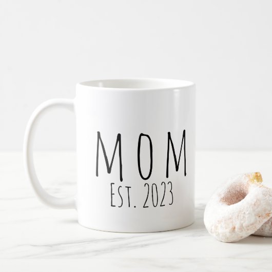 Cadeau voor nieuwe moeder koffiemok (Met donut)