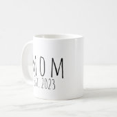 Cadeau voor nieuwe moeder koffiemok (Voorkant links)