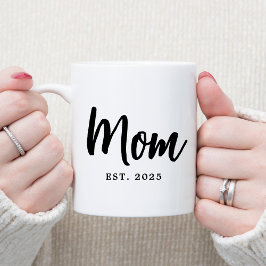 Cadeau voor nieuwe moeder Moeder opgericht jaar Koffiemok