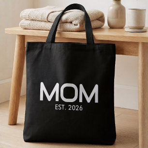 Cadeau voor nieuwe moeder opgericht door mama  tote bag