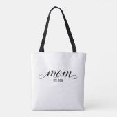 Cadeau voor nieuwe moeder tote bag (Achterkant)