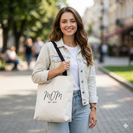Cadeau voor nieuwe moeder tote bag