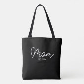 Cadeau voor nieuwe moeder tote bag (Achterkant)