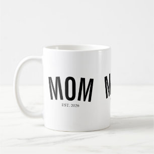 Cadeau voor nieuwe moeder van mama opgericht koffiemok