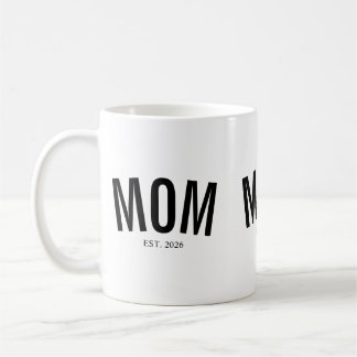 Cadeau voor nieuwe moeder van mama opgericht koffiemok
