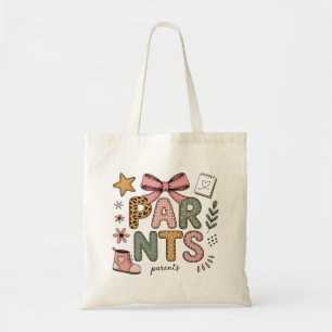 Cadeau voor nieuwe ouders in kinderkamerstijl tote bag