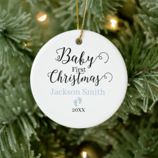 Cadeau voor nieuwe ouders ter herinnering aan pasg keramisch ornament