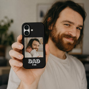 Cadeau voor nieuwe vader met foto van papa iPhone 16 hoesje