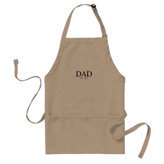 Cadeau voor nieuwe vader standaard schort (Voorkant)