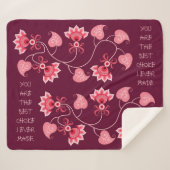 CADEAU VOOR NIEUWJAAR, VERJAARDAG, VALENTIJN, BRUI SHERPA DEKEN (Voorkant (horizontaal))