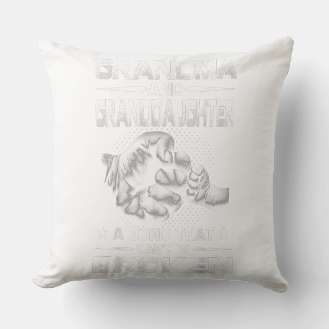 Cadeau voor oma en kleindochter kussen (Voorkant)