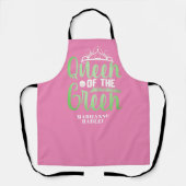 Cadeau voor oma golf liefhebber roze schort (Voorkant)