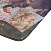 Cadeau voor oma opa foto collage grootouders snijplank (Hoek)