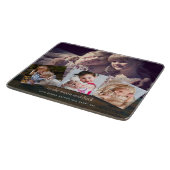 Cadeau voor oma opa foto collage grootouders snijplank (Hoek)