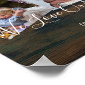 Cadeau voor Oma Opa Fotocollage Grootouders Poster (Hoek)