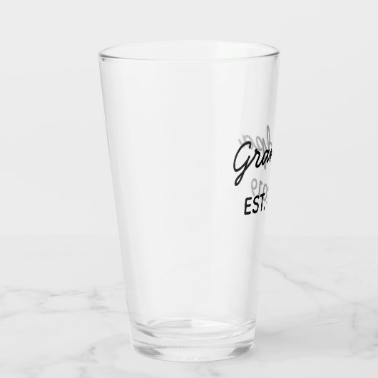 Cadeau voor opa Est. 2019 Glas (Rechts)