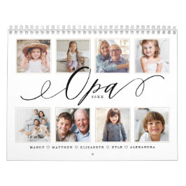 Cadeau voor Opa | Foto's voor kleinkinderen Kalender