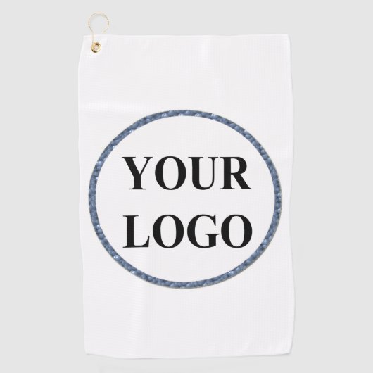 Cadeau voor Opa Gepersonaliseerd Voeg je Logo idee Golfhanddoek (Voorkant)