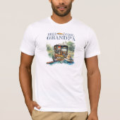 Cadeau voor opa Gevist Verjaardag T-shirt (Voorkant)