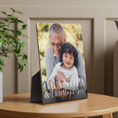 Cadeau voor opa & kleinkind Foto Keepsake Fotoplaat