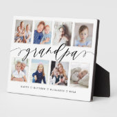 Cadeau voor Opa | Kleinkinderen Foto Collage Fotoplaat (Zijkant)