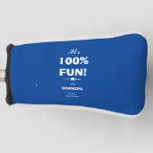 CADEAU VOOR OPA Naam Chic Script Classic Golfheadcover (Voorkant)