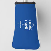 CADEAU VOOR OPA Naam Chic Script Classic Golfheadcover (Draai 90)