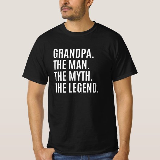 Cadeau voor opa/opa t-shirt (Voorkant)