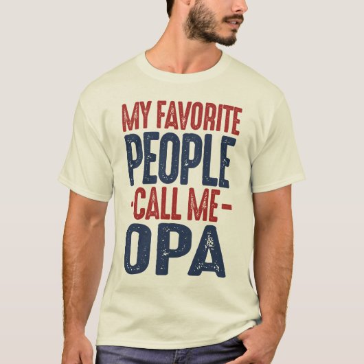 Cadeau voor Opa T-shirt (Voorkant)