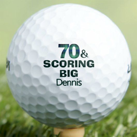 Cadeau voor opa's 70e verjaardag Scoring Big Grapp Golfballen