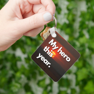 Cadeau voor ouders of leraren sleutelhanger