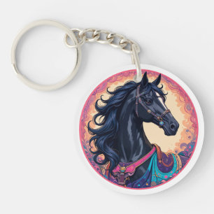 🖤 Cadeau voor paardenliefhebbers voor dagelijkse Sleutelhanger