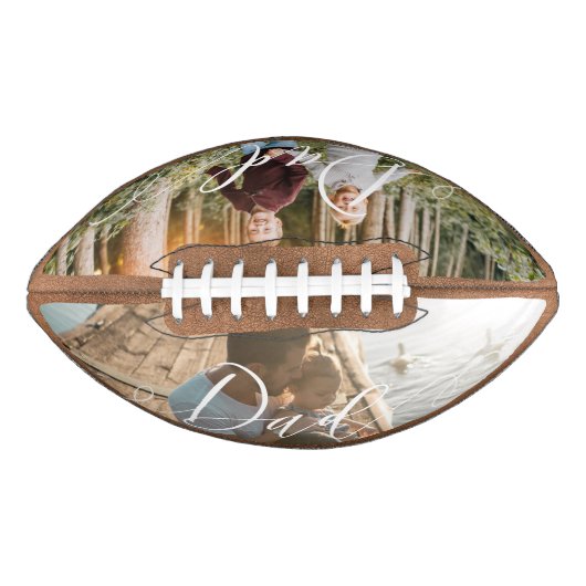 Cadeau voor papa | Classy Script Calligraphy Keepo American Football (Voorkant)