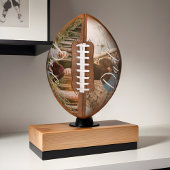 Cadeau voor papa | Classy Script Calligraphy Keepo American Football