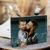 Cadeau voor papa | Classy Script Calligraphy Keepo Fotoblokken