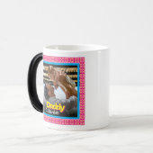 Cadeau voor papa - Custom Photo Vaderdag Cadeau Magische Mok (Voorkant links)