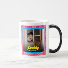 Cadeau voor papa - Custom Photo Vaderdag Cadeau Magische Mok
