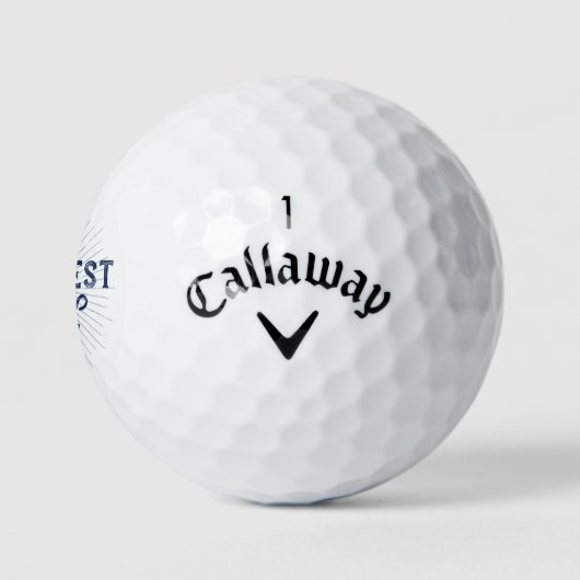 Cadeau voor papa | De beste vader ter wereld Vader Golfballen (Logo)