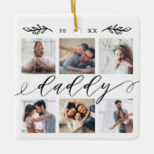 Cadeau voor papa | Familie Keepomwille Foto Collag Keramisch Ornament (Voorkant)