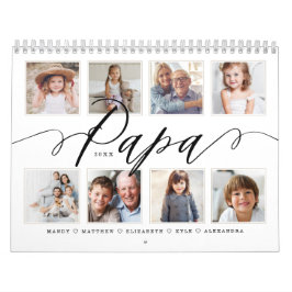 Cadeau voor Papa | Foto's voor kleinkinderen Kalender