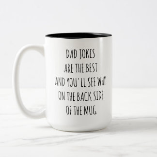 Cadeau voor papa GRAppen zijn het BEST en je zult Tweekleurige Koffiemok