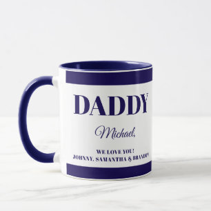 Cadeau voor Papa met namen Mok