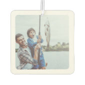 Cadeau voor papa | Moderne Blauwe Foto Grid Collag Luchtverfrisser (Achterkant)