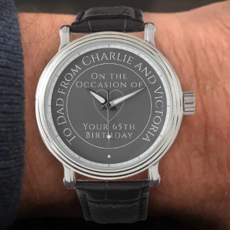 Cadeau voor papa op zijn 65e verjaardag horloge