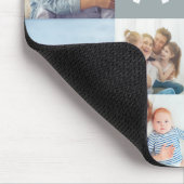 Cadeau voor Papa | Papa Modern Multiple Photo Grid Muismat (Hoek)